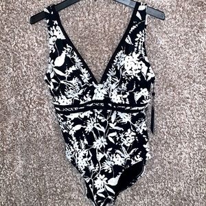 Tommy Hilfiger floral one piece swimsuit